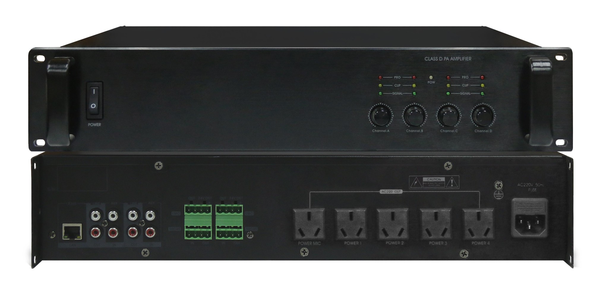 四通道IP网络解码终端（机架式） LX-Z804